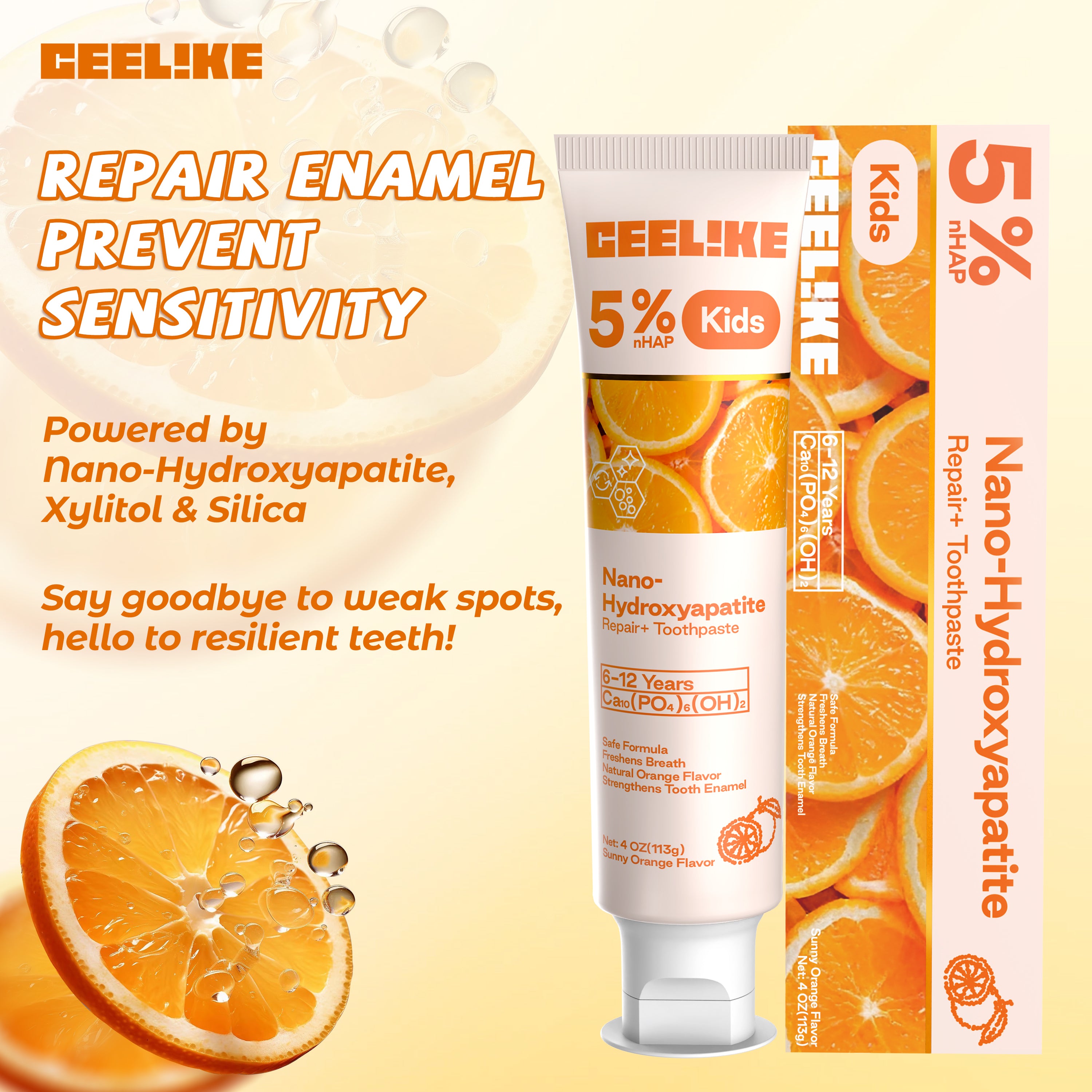 CEELIKE Kids 5% Hydroxyapatite Toothpaste