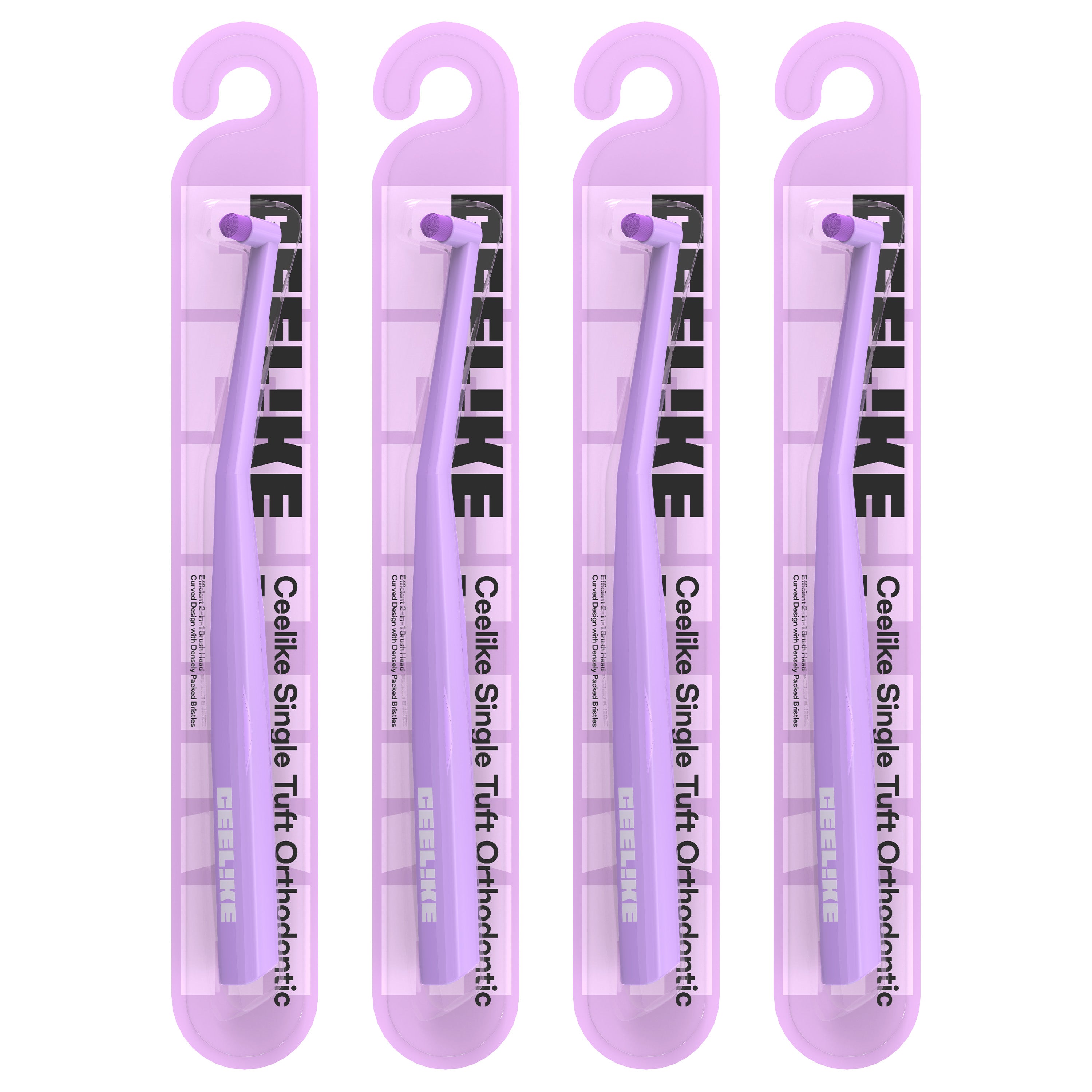 CEELIKE 0.12mm Sensitive Care Orthodontic Toothbrush