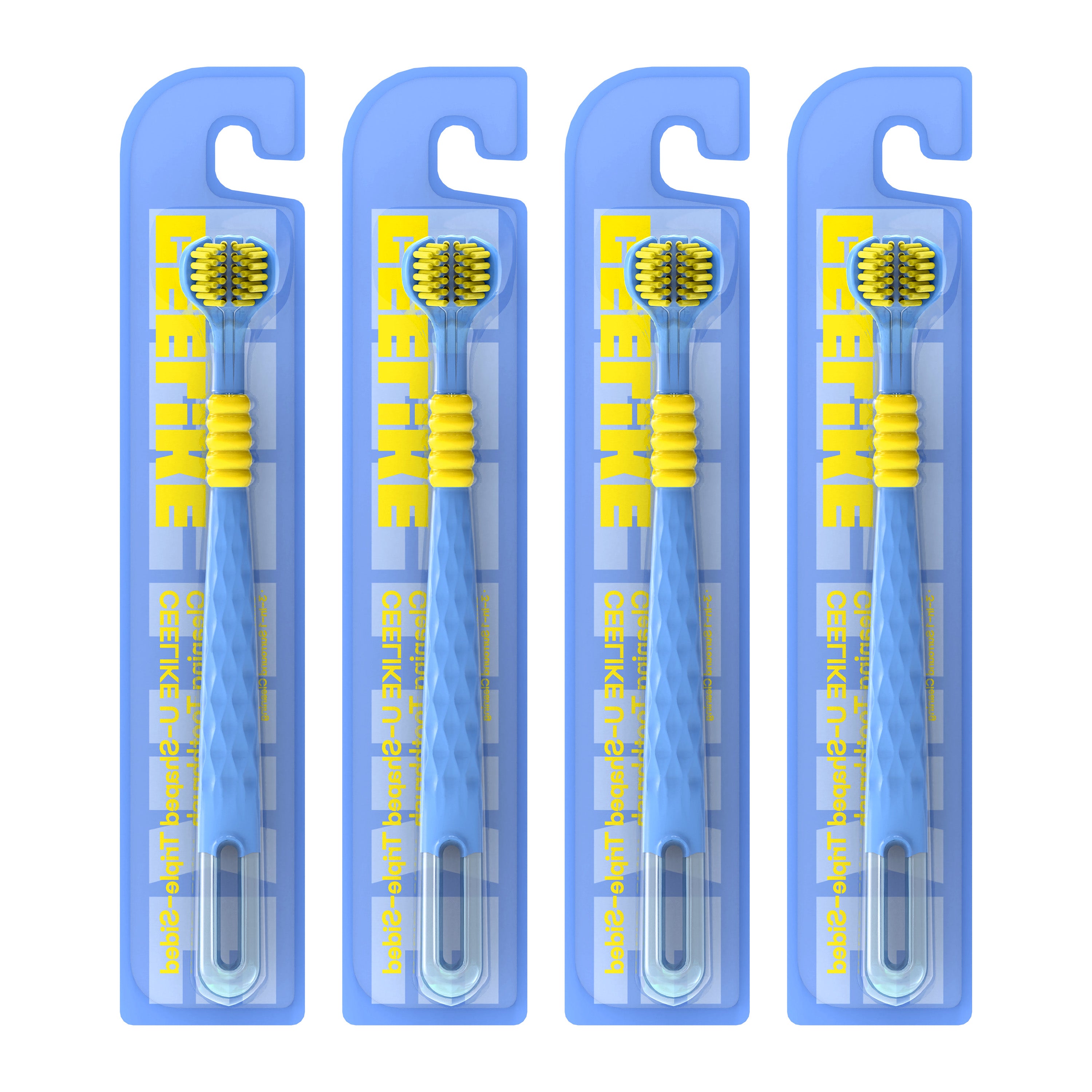 CEELIKE 3-Sided Soft Toothbrush – All-Around Care