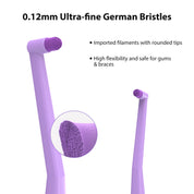 CEELIKE 0.12mm Sensitive Care Orthodontic Toothbrush