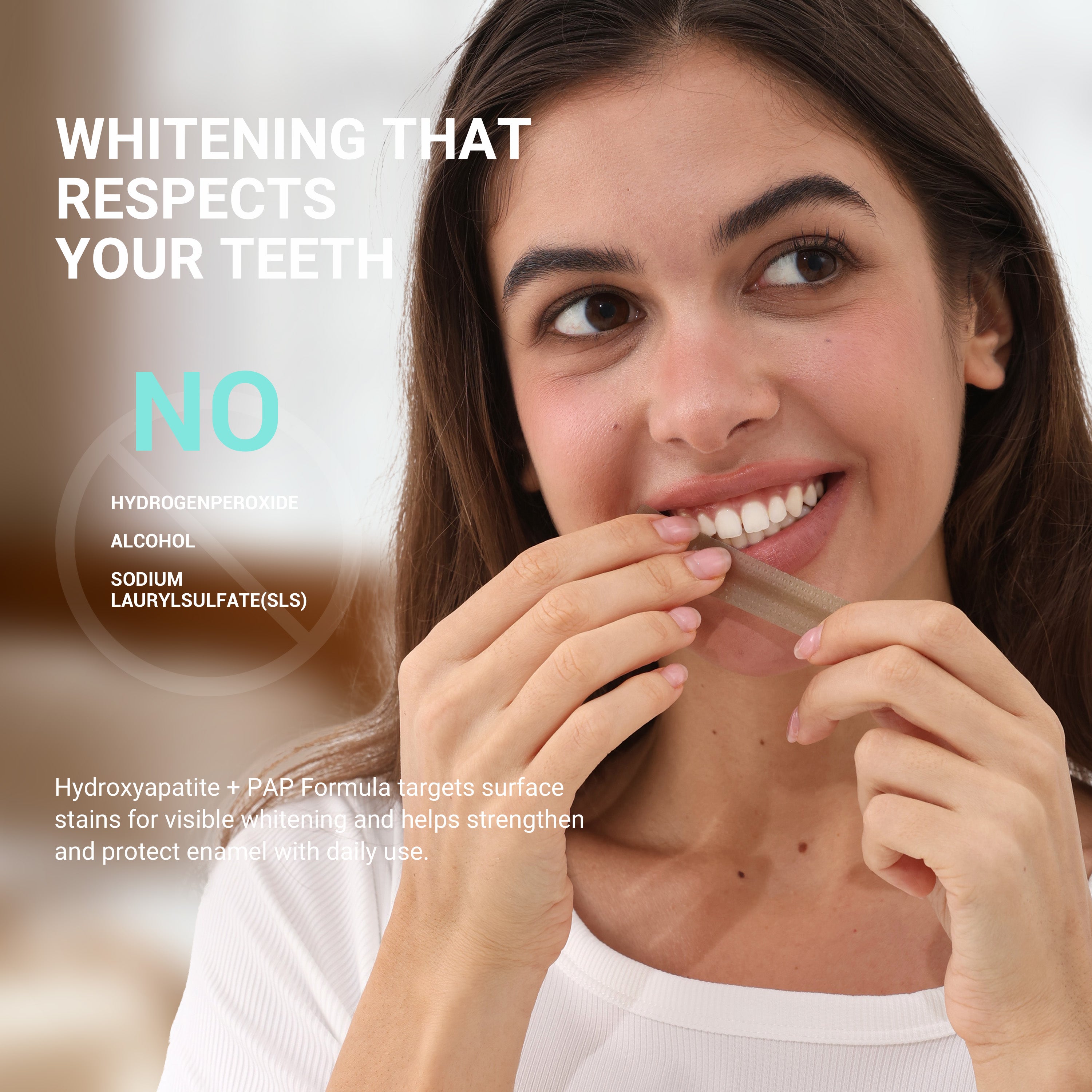 CEELIKE Nano-Hydroxyapatite Teeth Whitening Strips
