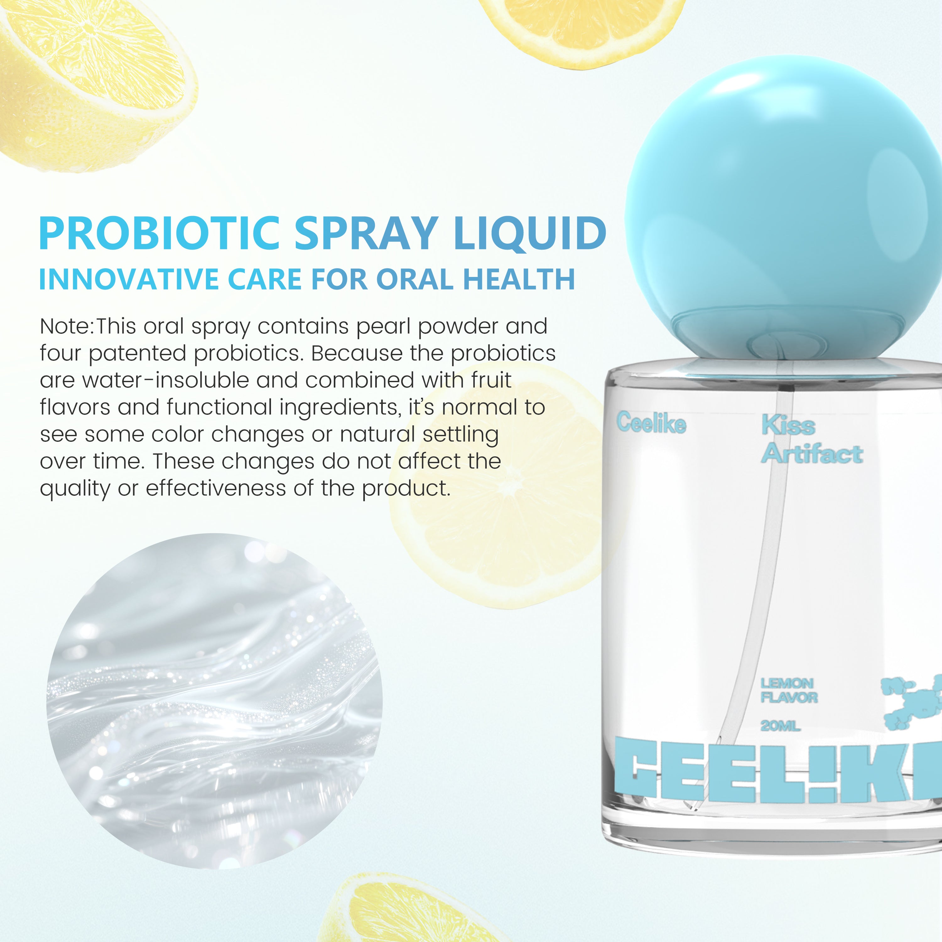 CEELIKE Smile Mist 20ml — Lively Lemon & Probiotics
