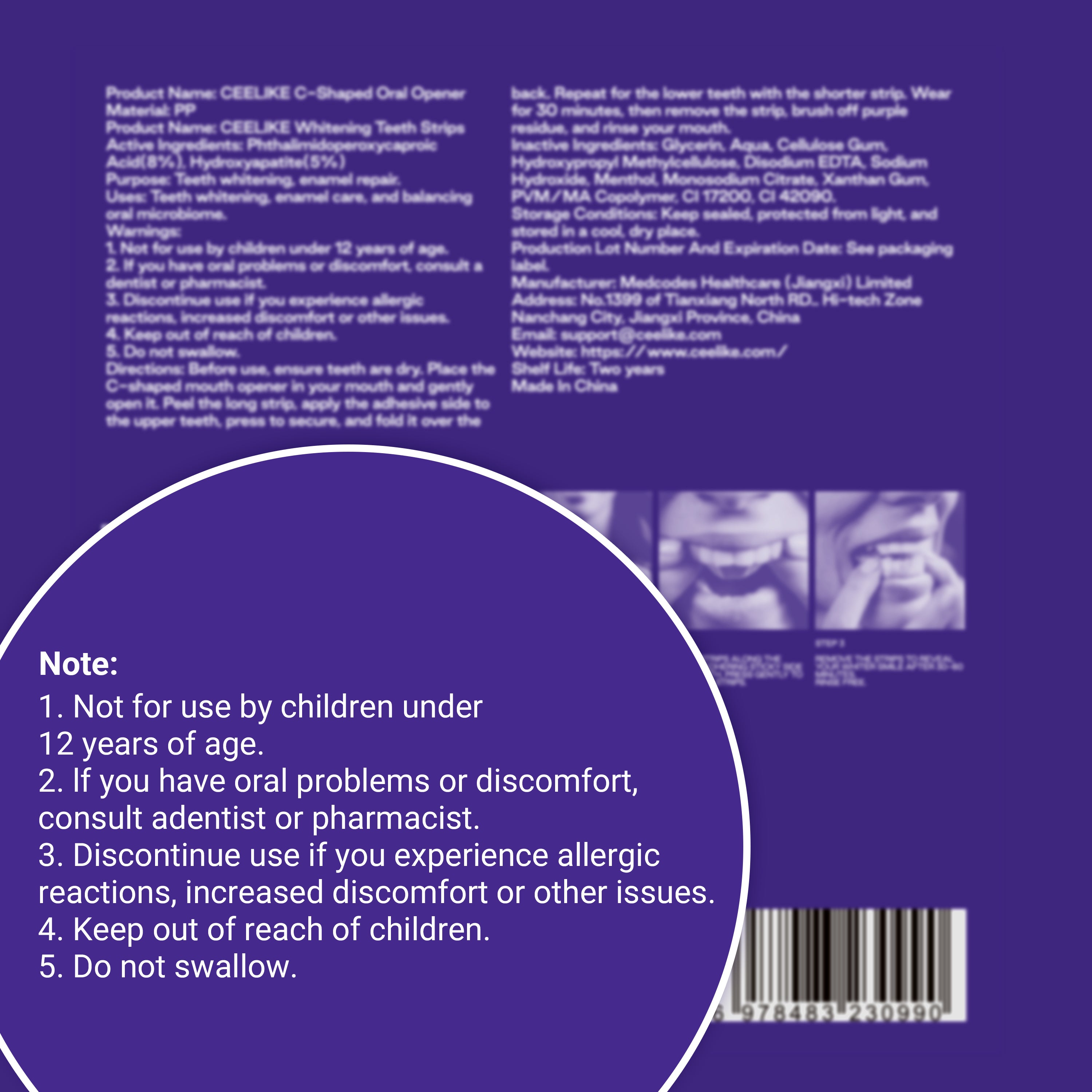 CEELIKE nHAP-Pro Whitening Strips