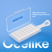 CEELIKE Orthodontic Wax | Clear, Unscented Orthodontic Wax for Braces | 2 Pack