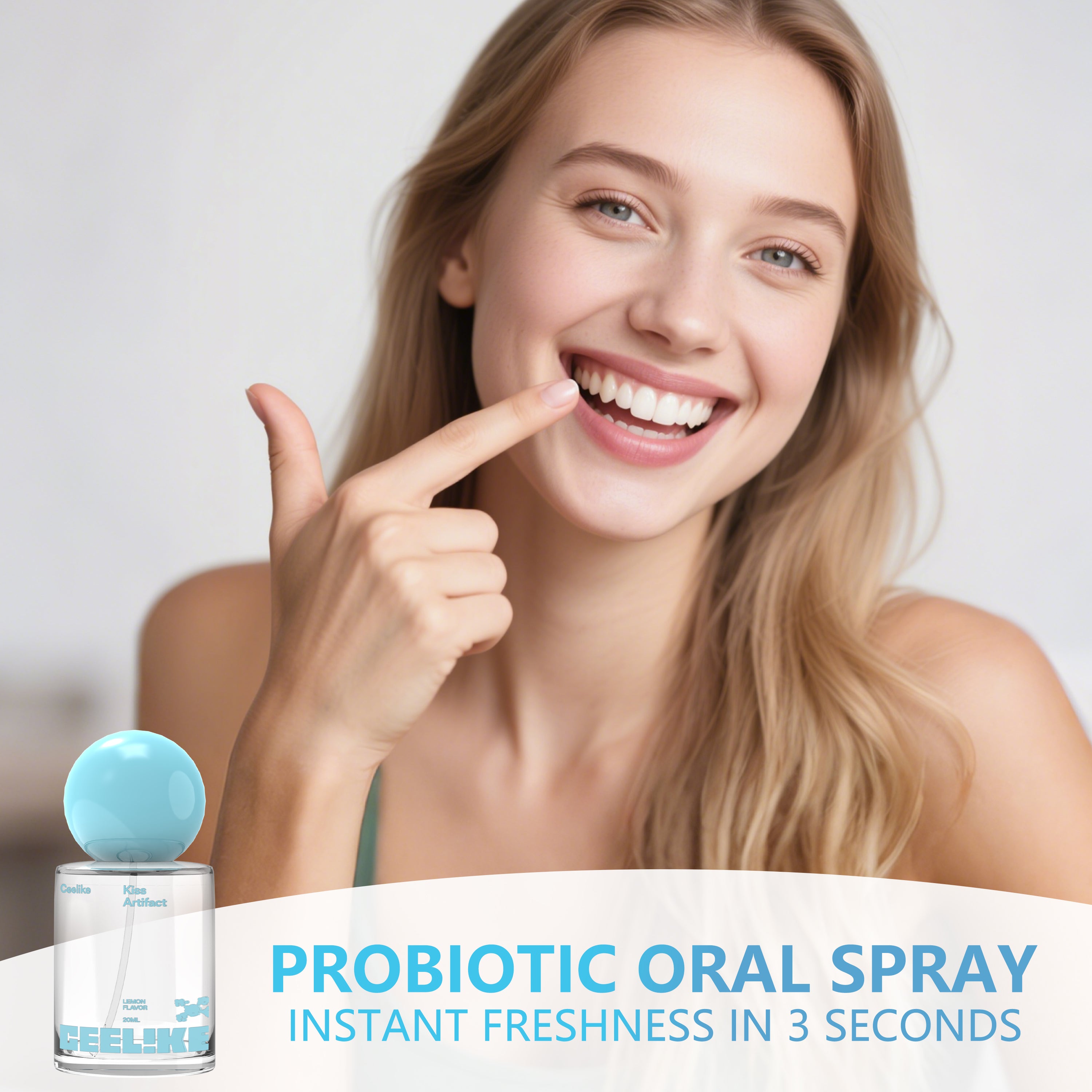 CEELIKE Smile Mist 20ml — Lively Lemon & Probiotics