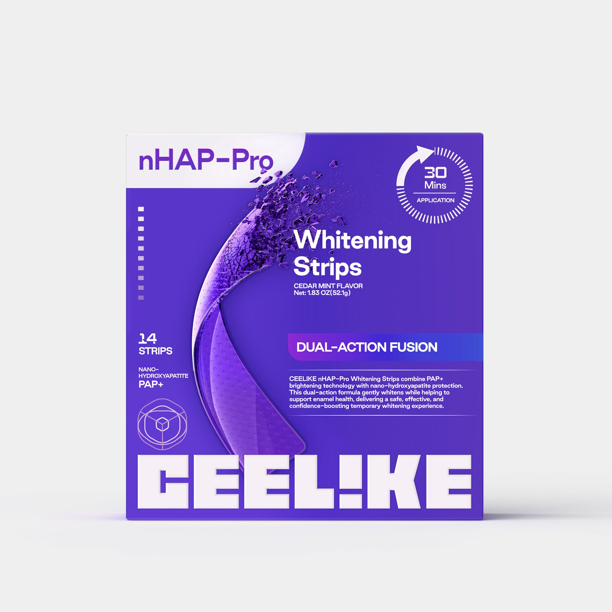 CEELIKE Nano-Hydroxyapatite Teeth Strips | Brighter Smile