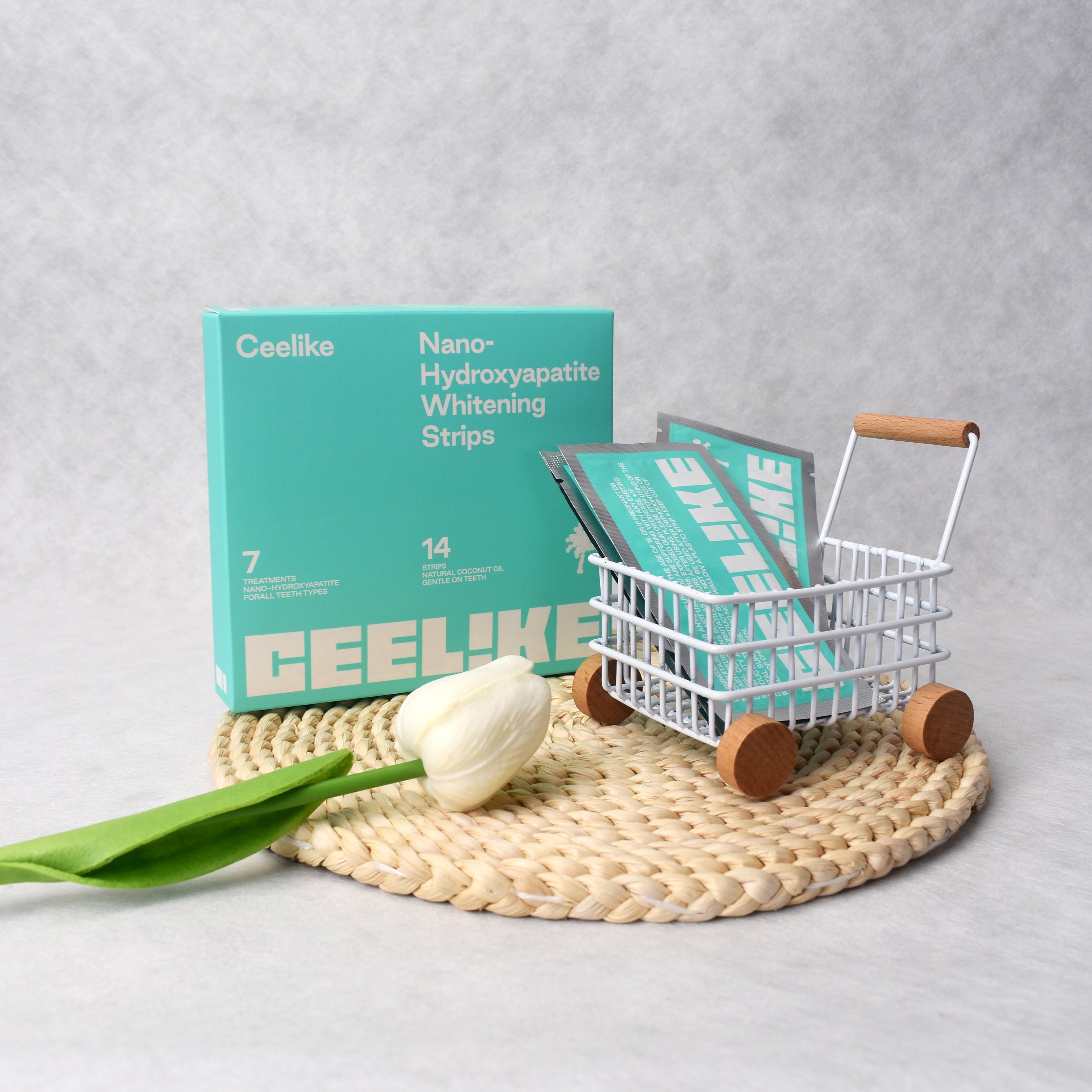CEELIKE Nano-Hydroxyapatite Teeth Whitening Strips