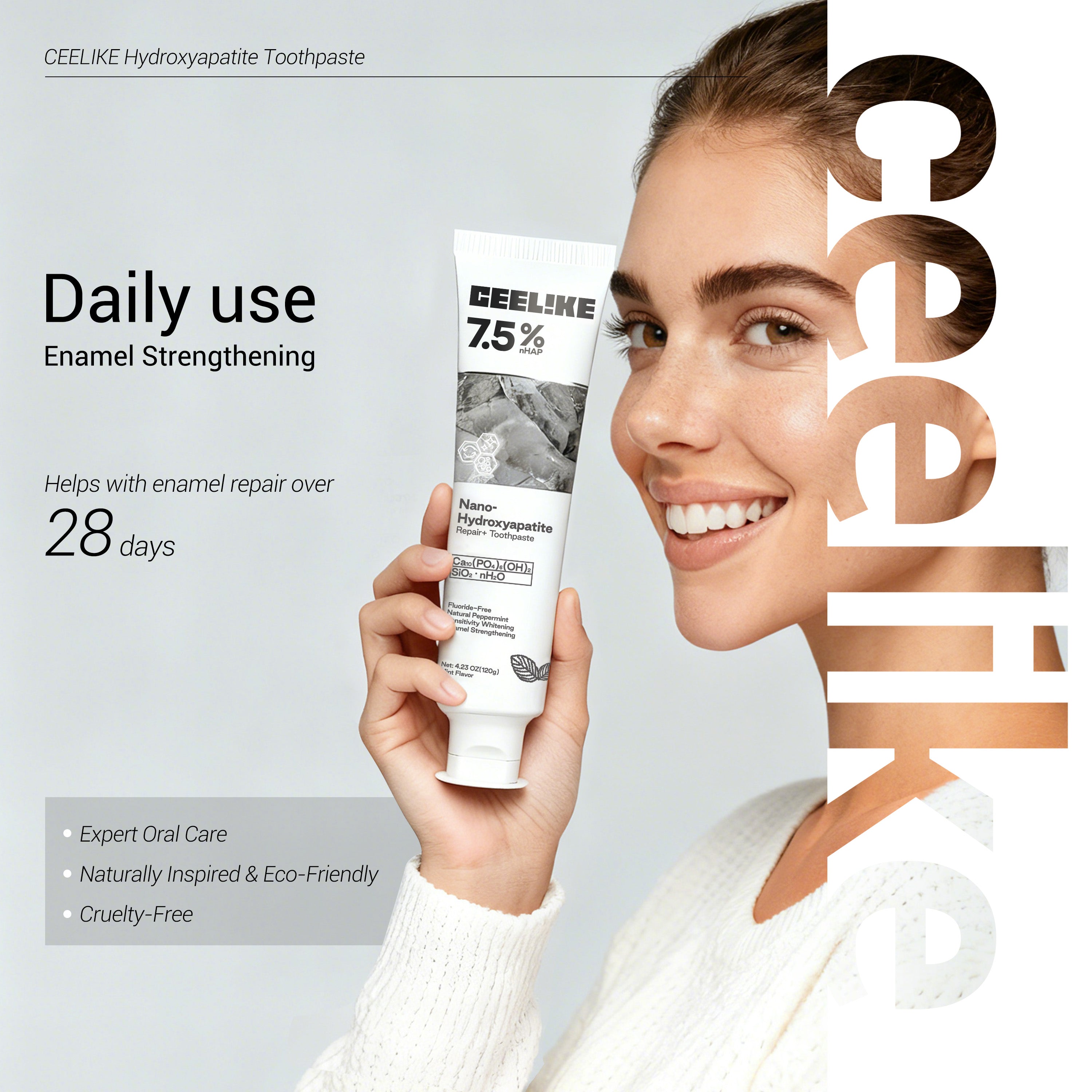 CEELIKE Nano Hydroxyapatite Repair & Protect Toothpaste – Ceelike