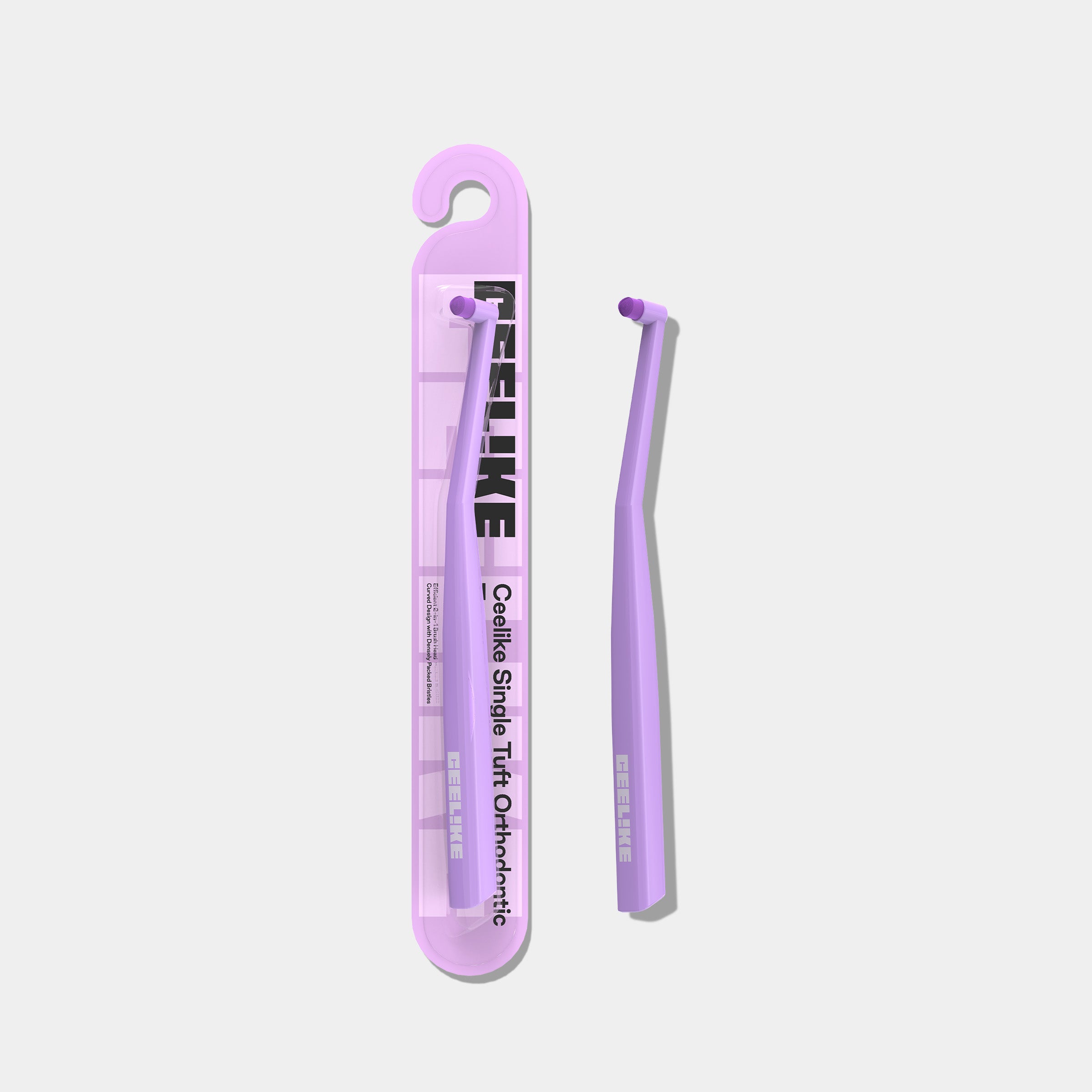CEELIKE 0.12mm End Tuft Toothbrush | Braces & Detail Cleaning Brush