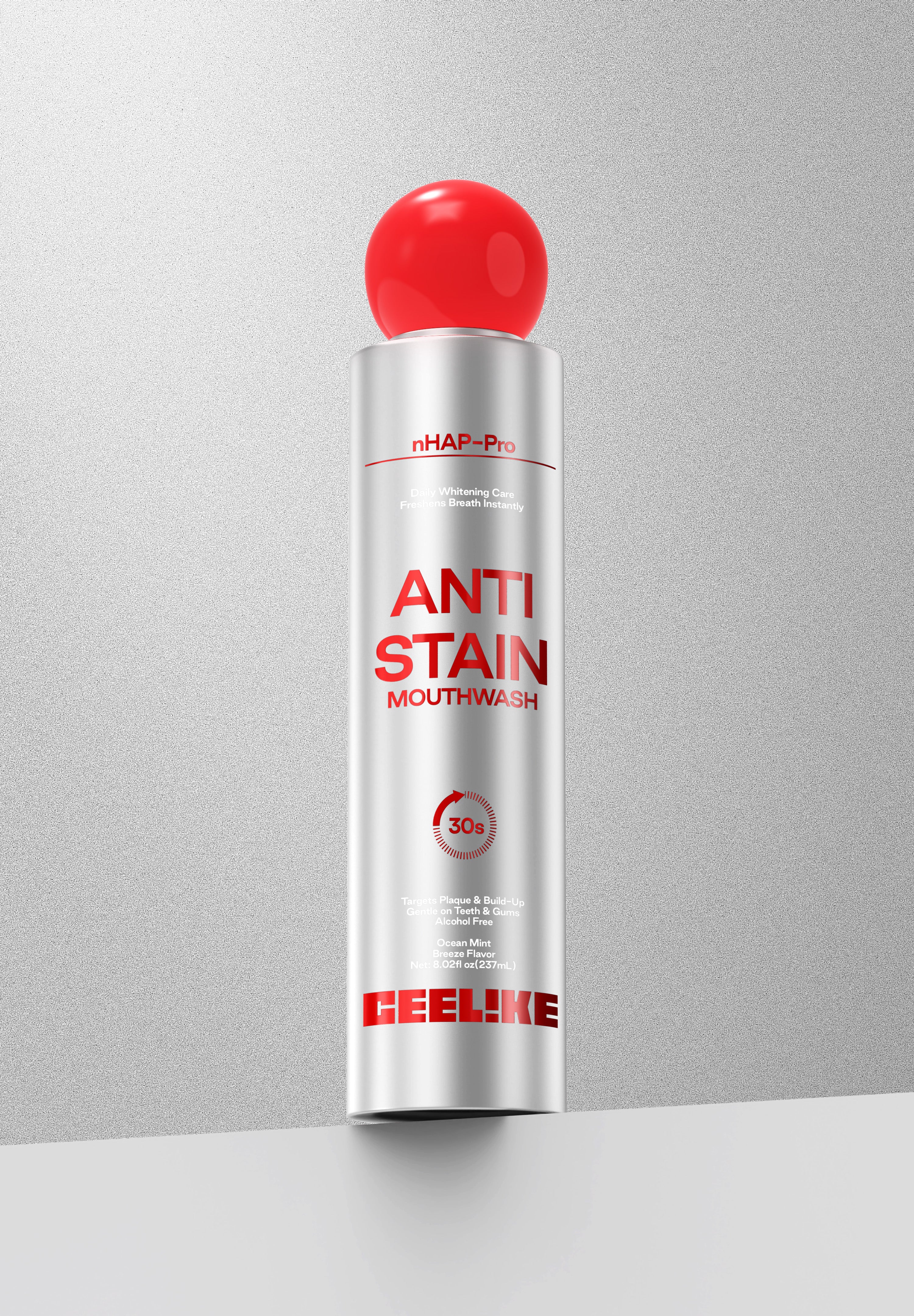 CEELIKE Stain Defense Mouthwash 120ml • Alcohol-Free • Refreshing Oral Care