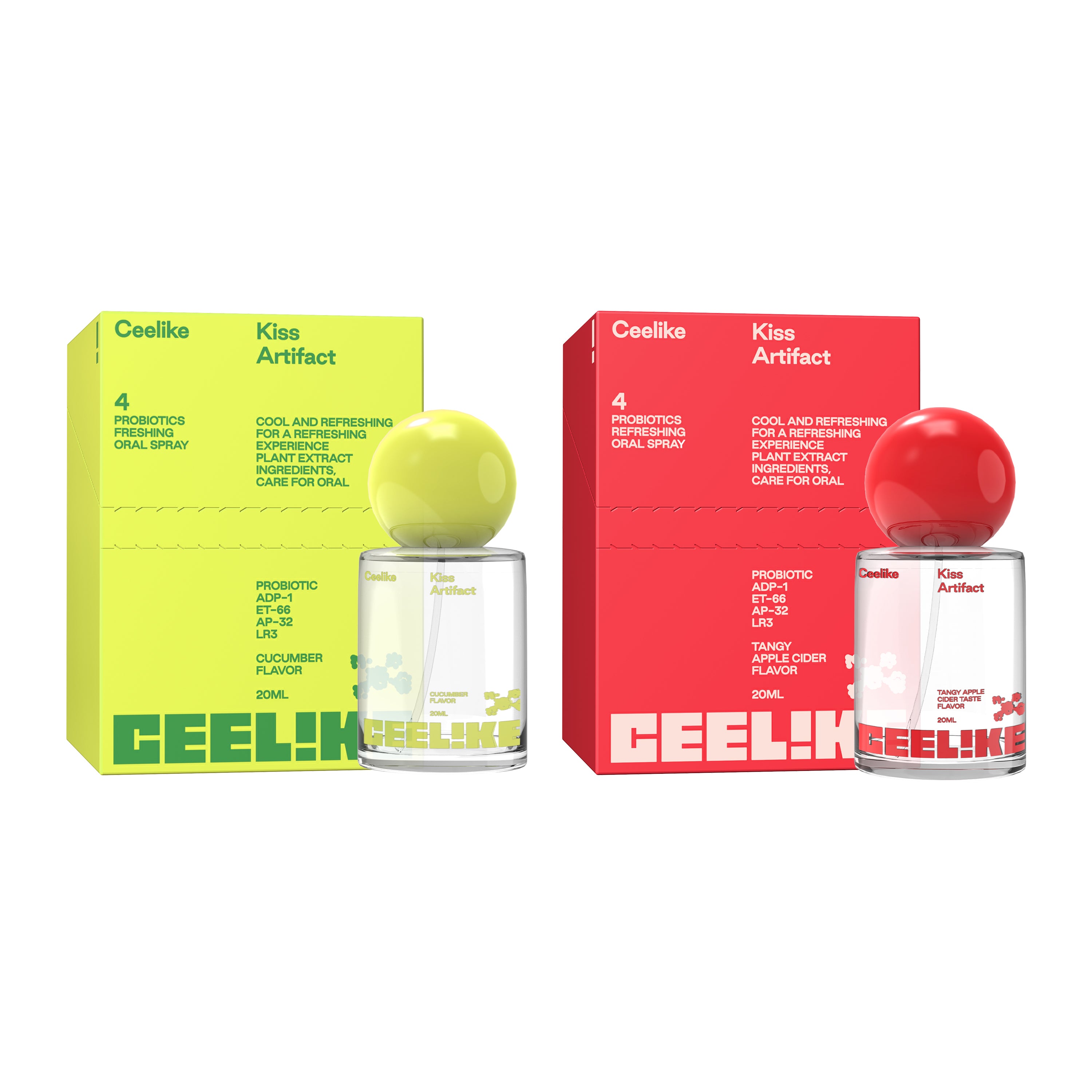 CEELIKE-Oral-Spray-green-red-Duo Mix & Match Freshness Anytime