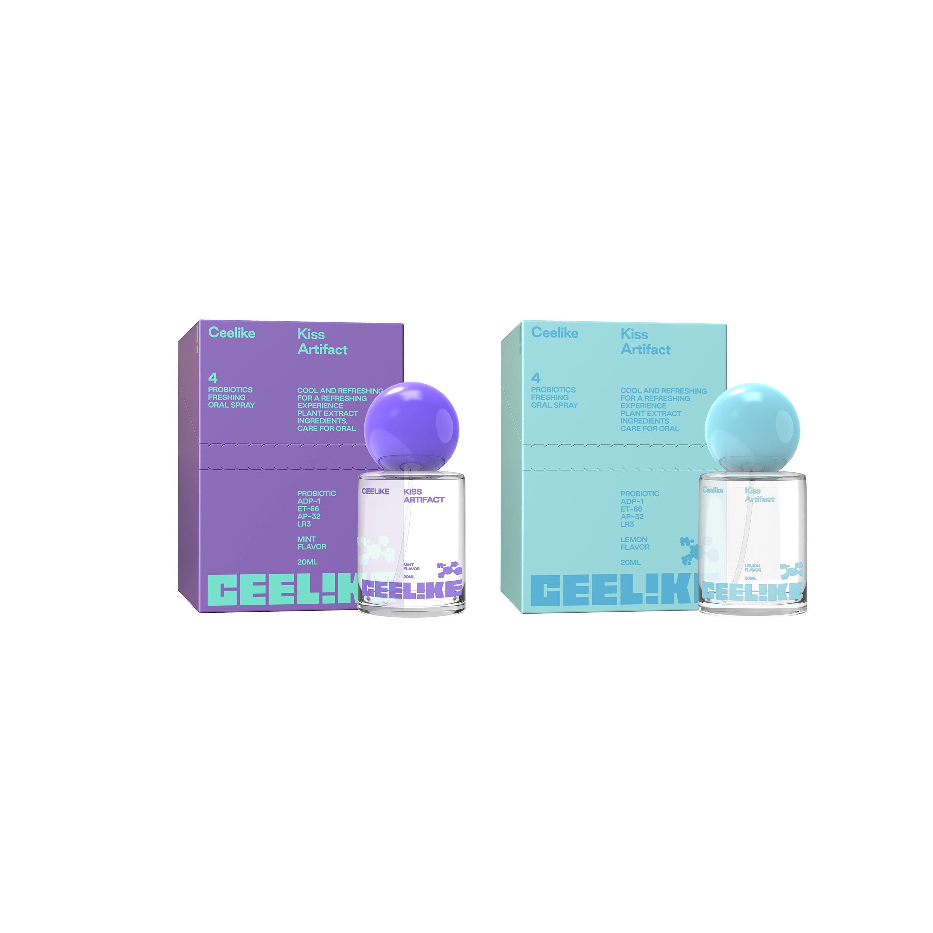 CEELIKE-Oral-Spray-purple&blue-DuoMix & Match Freshness Anytime