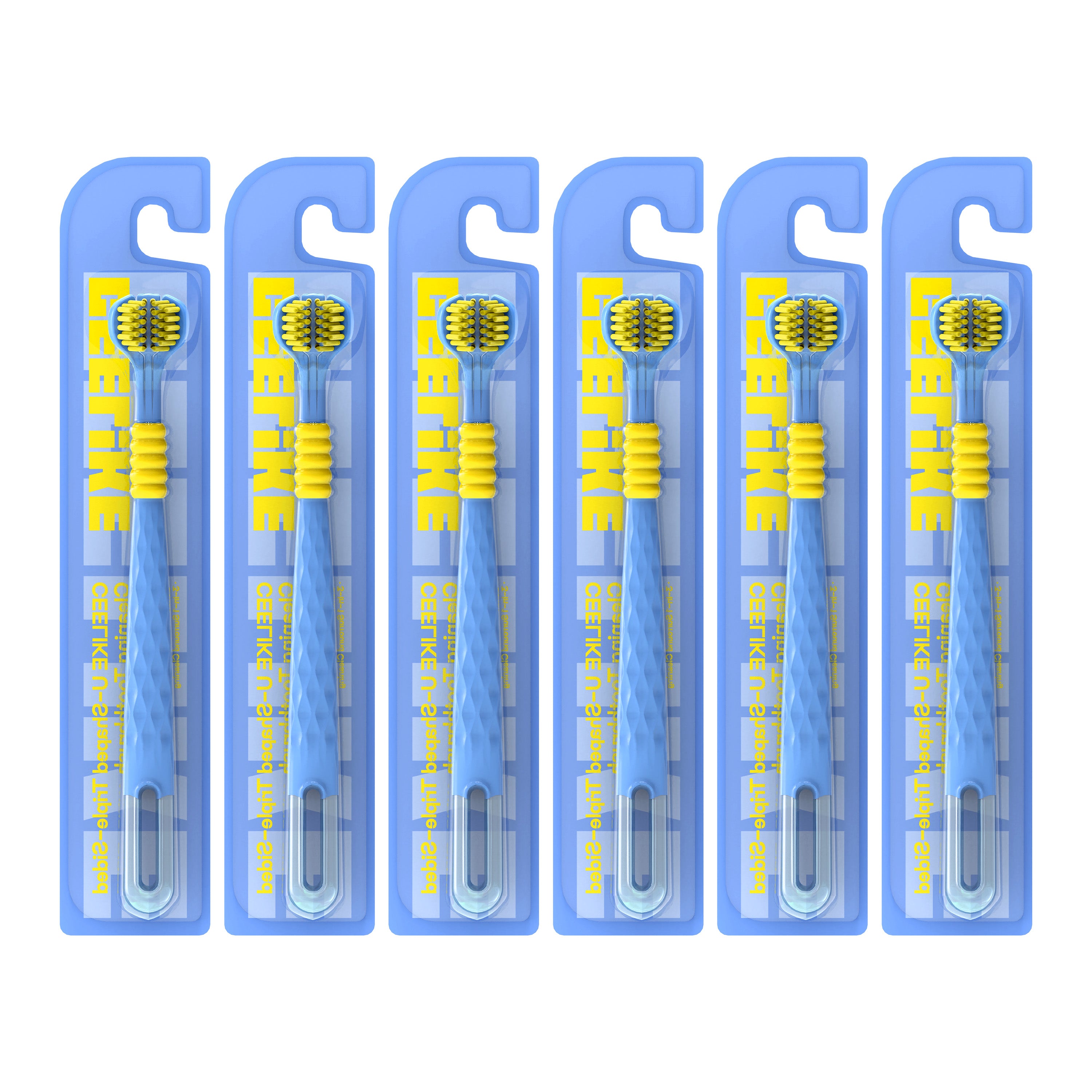 CEELIKE 3-Sided Soft Toothbrush – All-Around Care