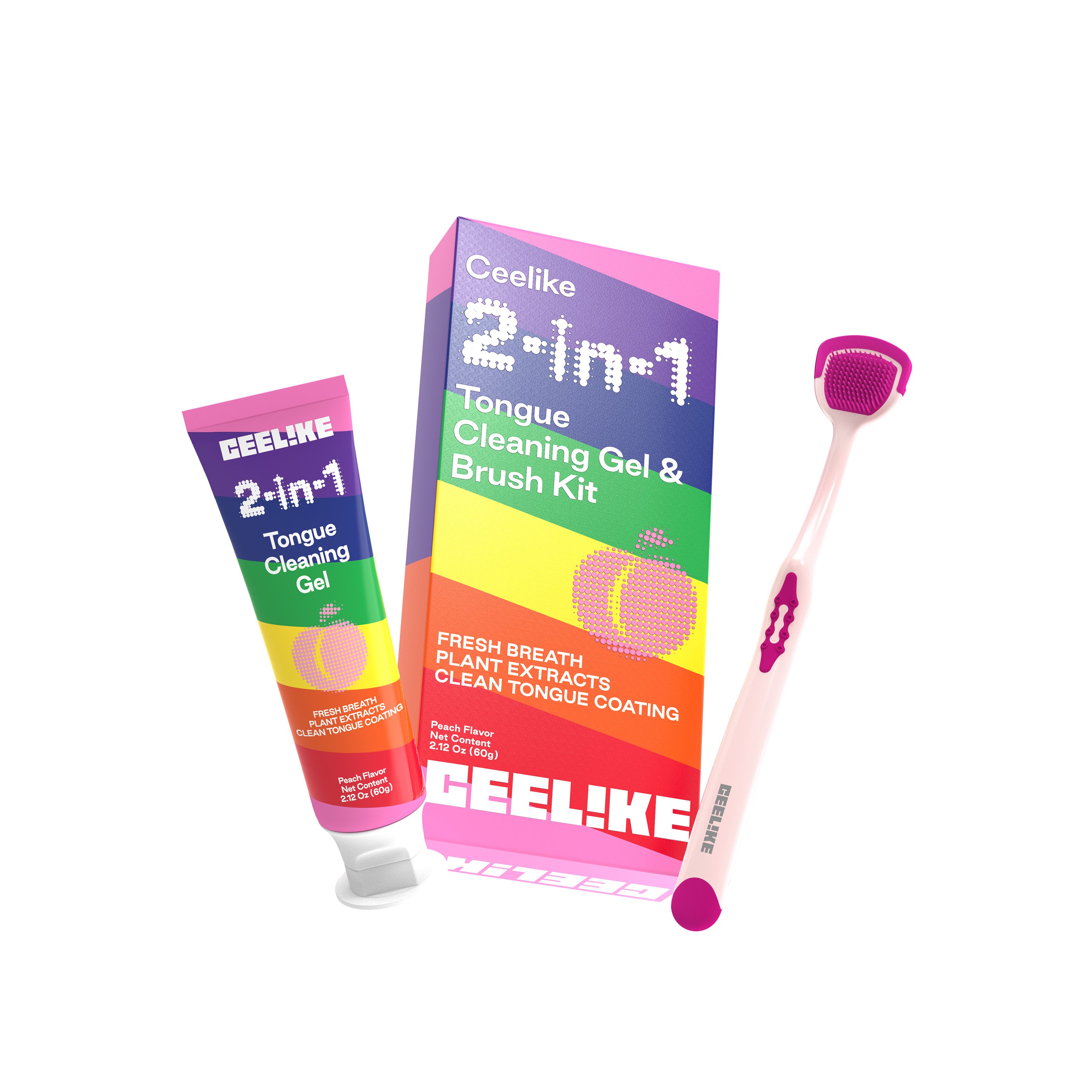 CEELIKE Tongue Gel & Brush
