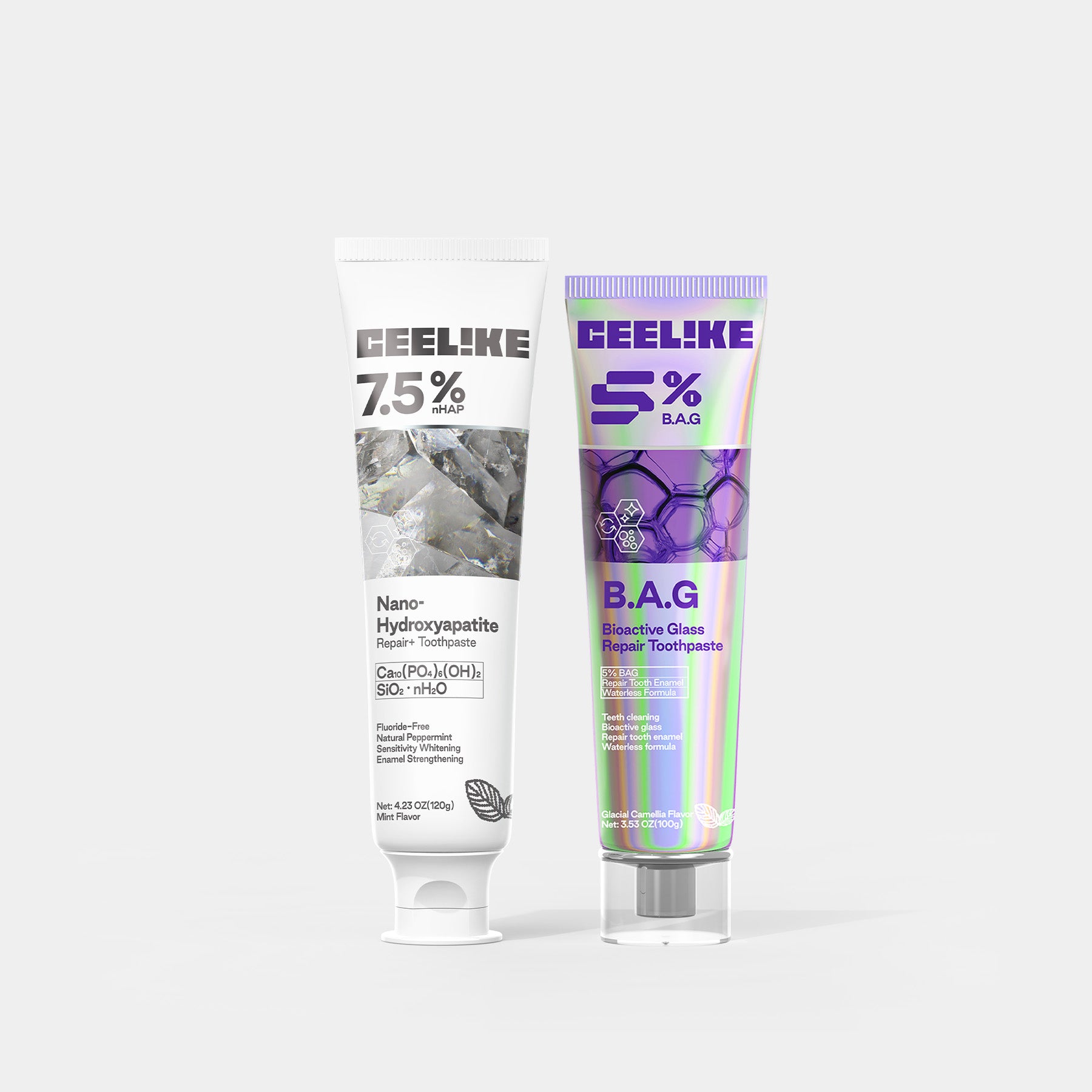 CEELIKE Twin Care Toothpaste Set | Dual Pack | Daily Oral Care