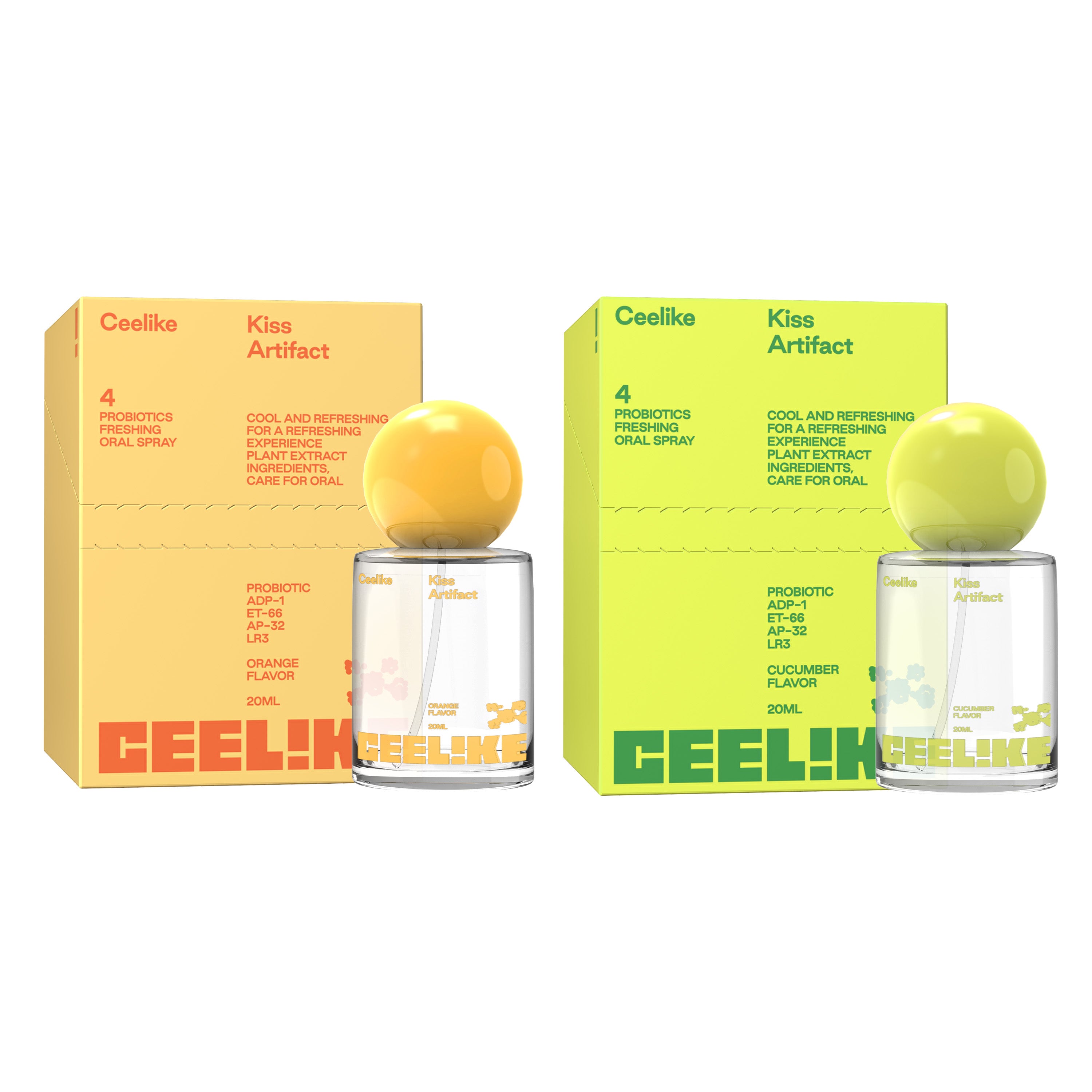 CEELIKE Mist Set — 4 Flavors of Probiotic Freshness