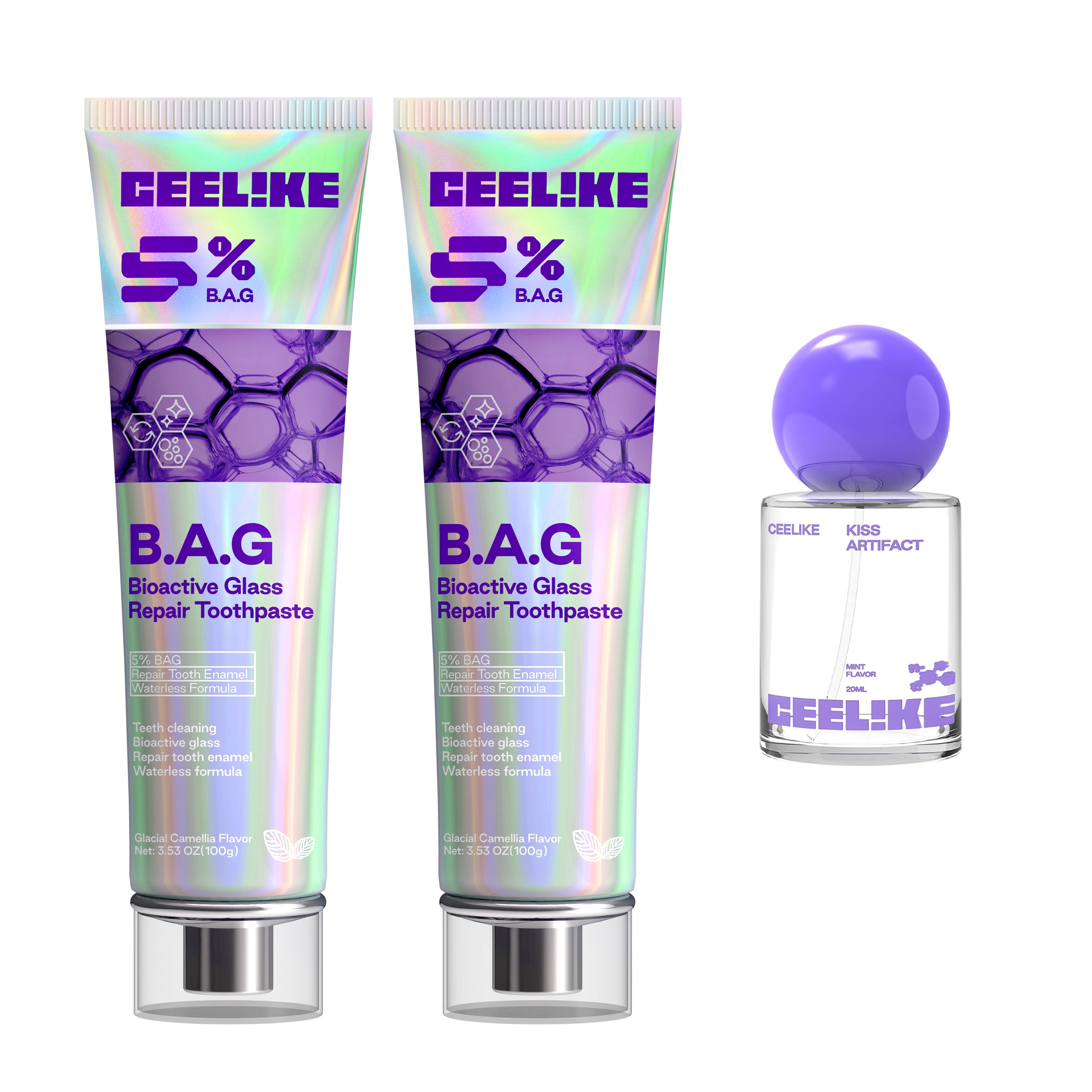 CEELIKE Hydro Care Combo Set | Toothpaste Duo + Tablets – Ceelike