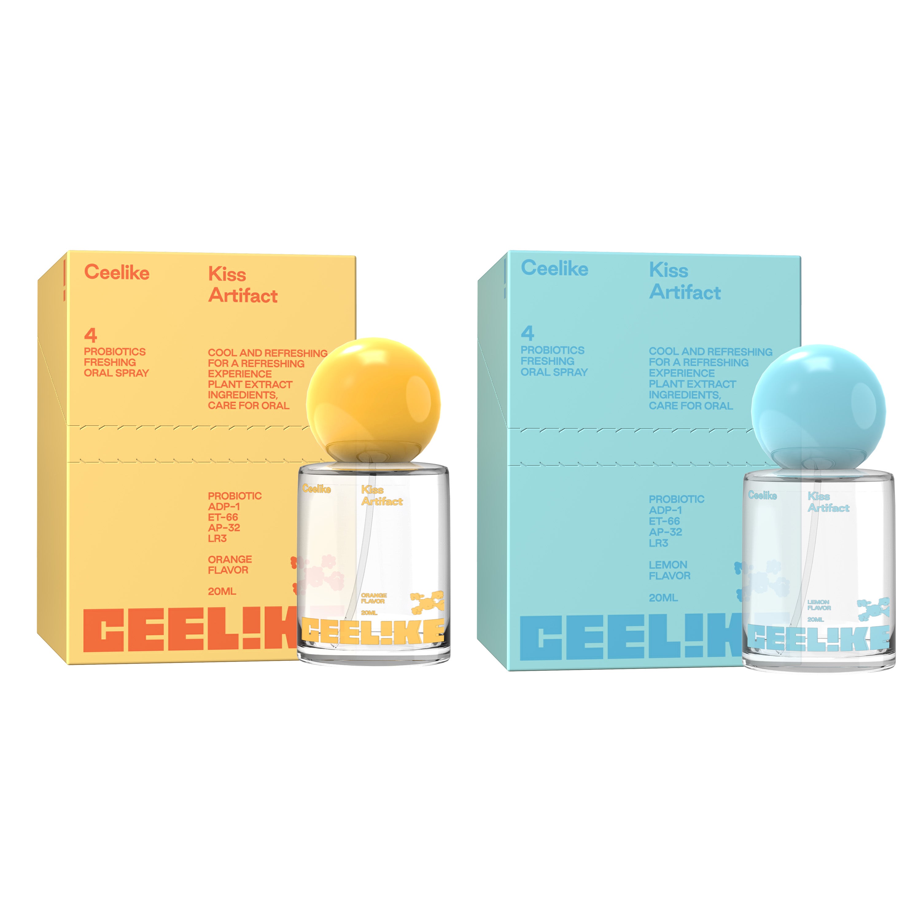 CEELIKE Mist Set — 4 Flavors of Probiotic Freshness