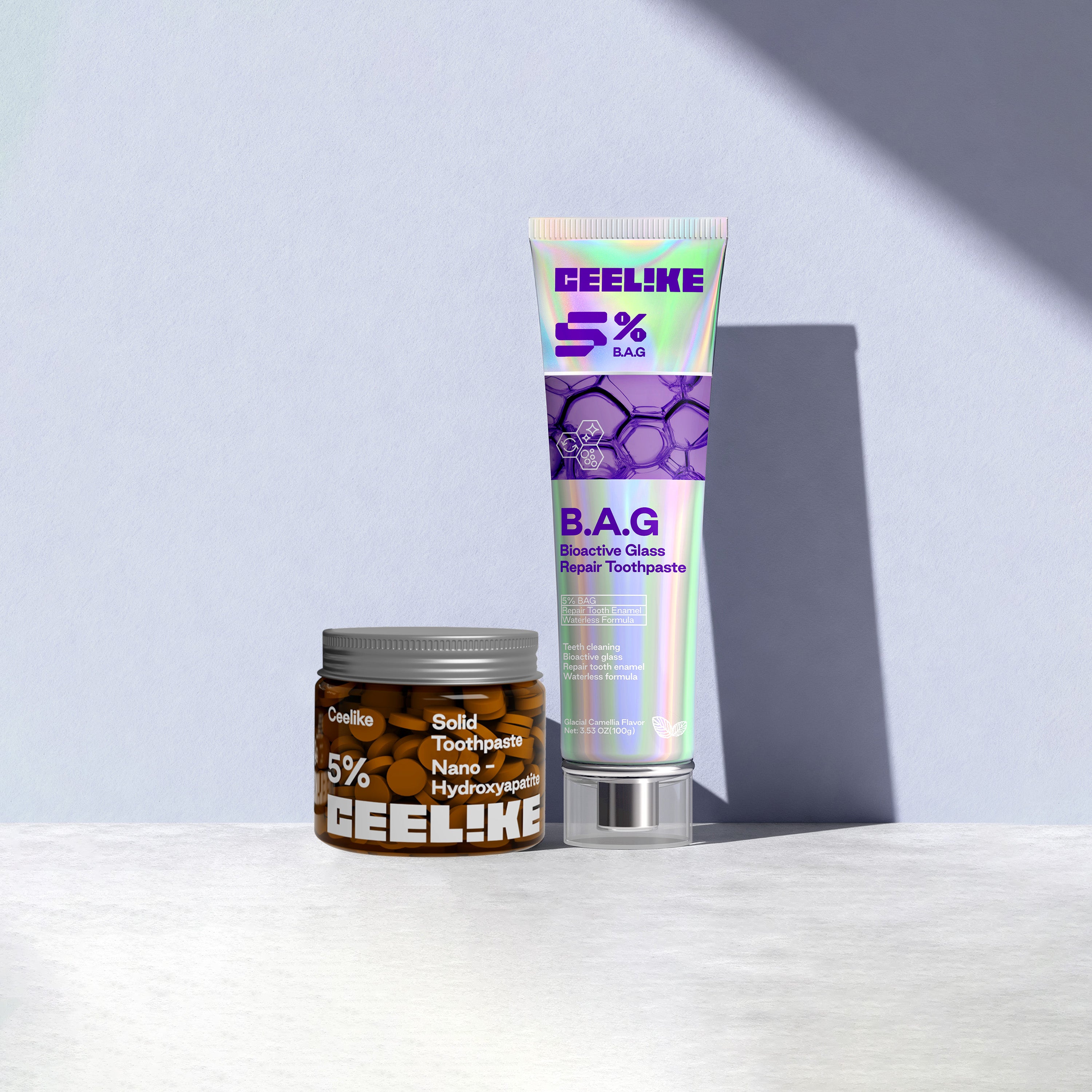 CEELIKE Oral Care Duo – Classic Toothpaste & Solid Tablets
