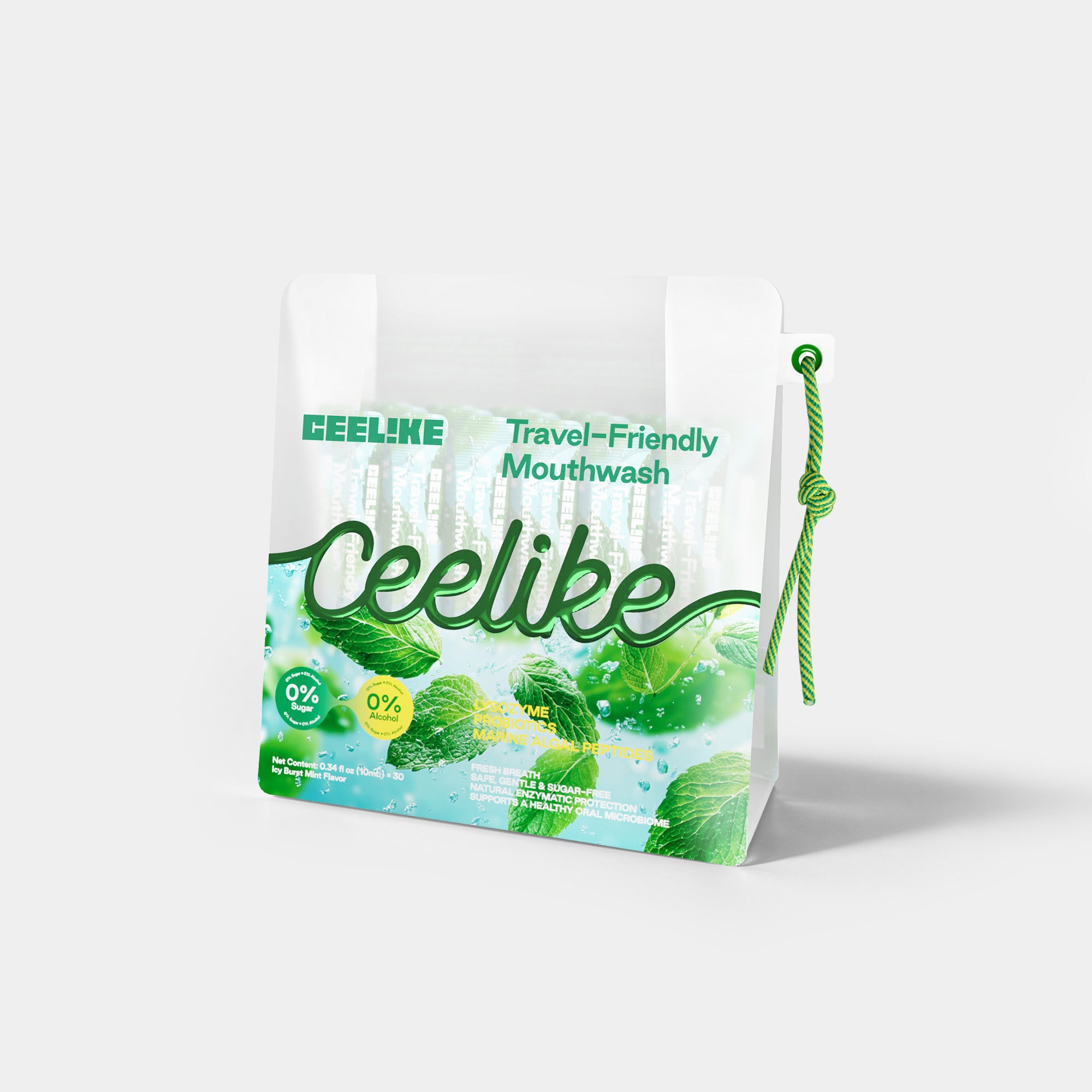 CEELIKE Ice Mint Mouthwash Sachets