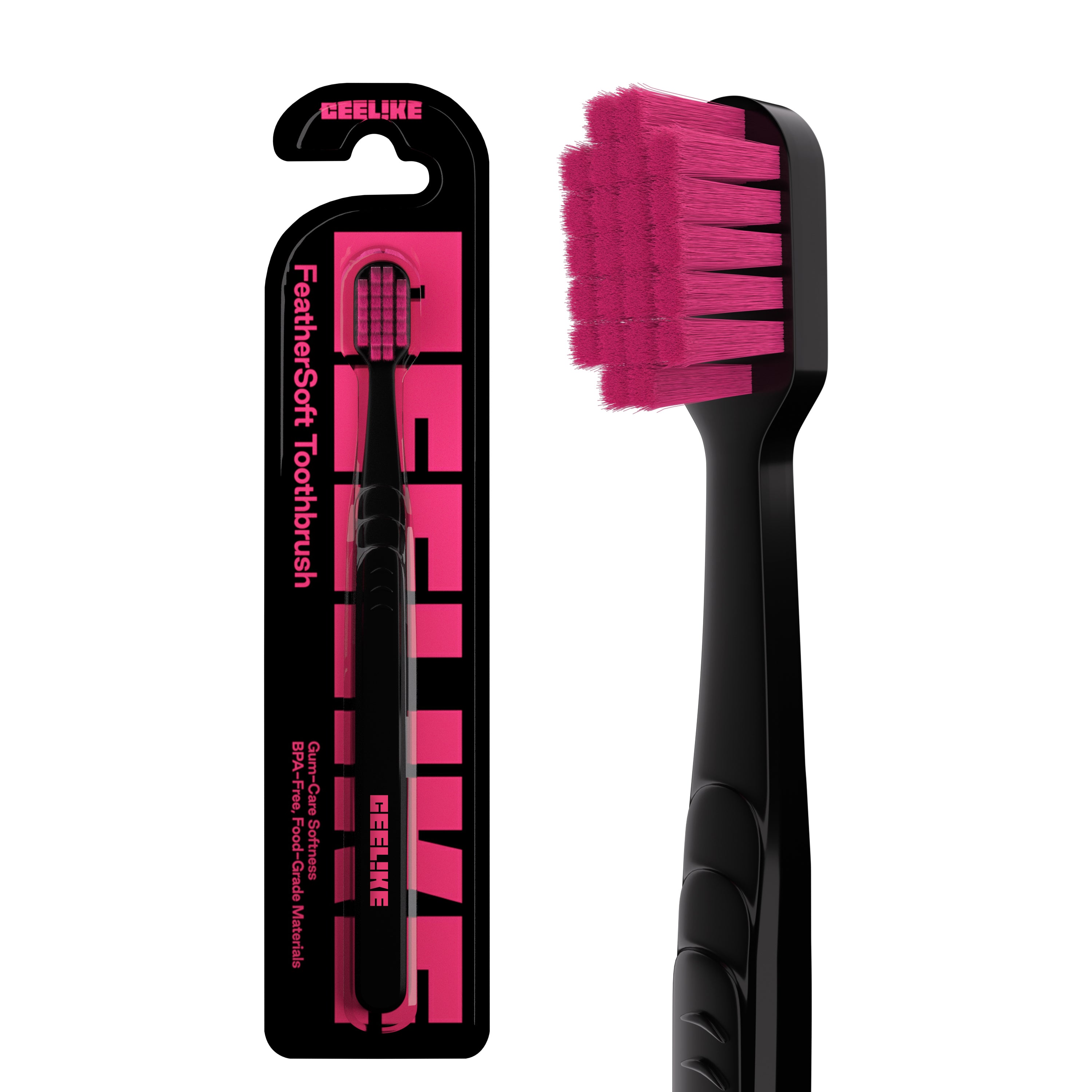 CEELIKE FeatherSoft Toothbrush – Bold Style, Gentle Care