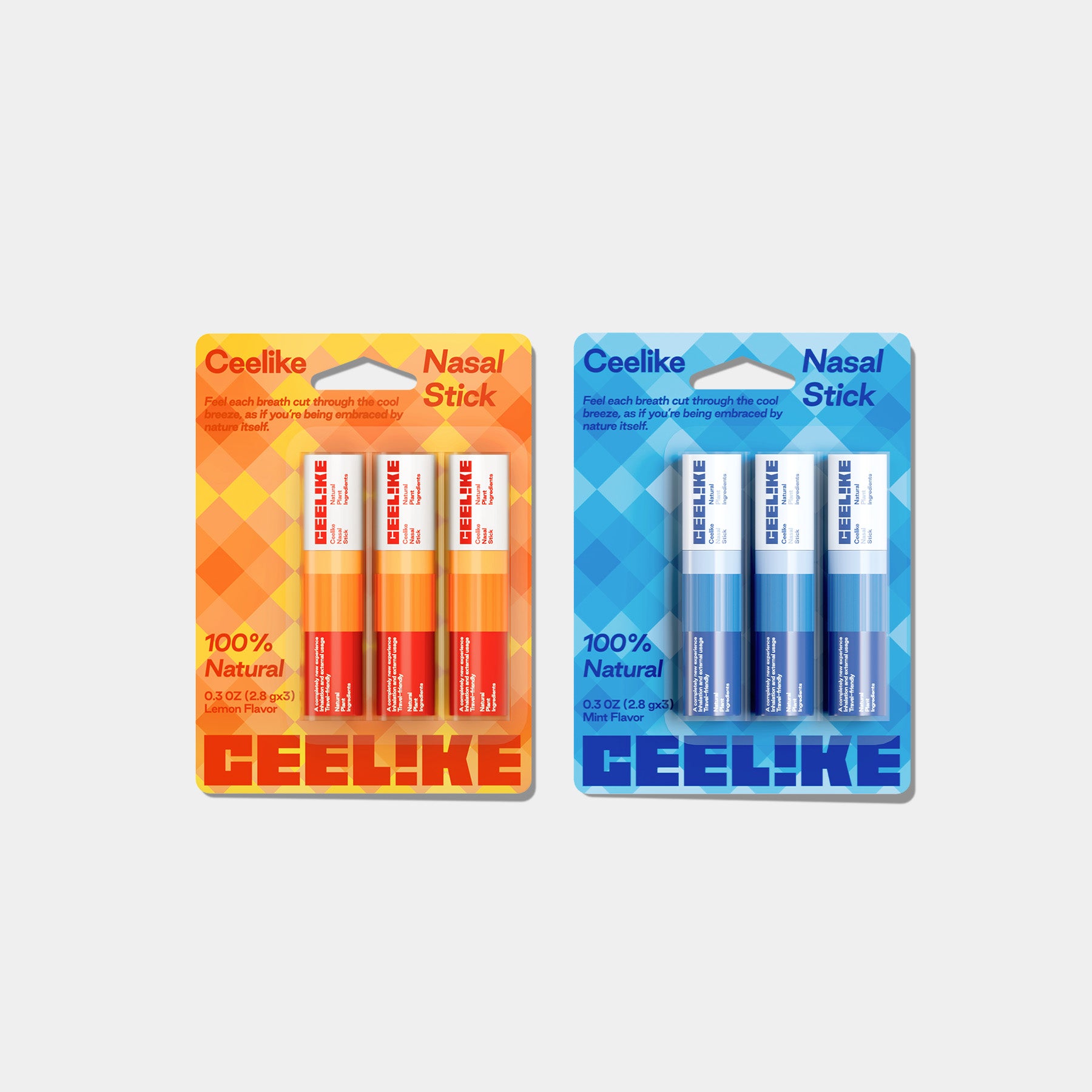 CEELIKE Nasal Stick | Mint & Citrus Aroma | Portable Stick